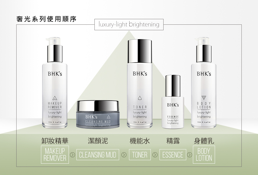 BHK's奢光精露奢光系列使用順序