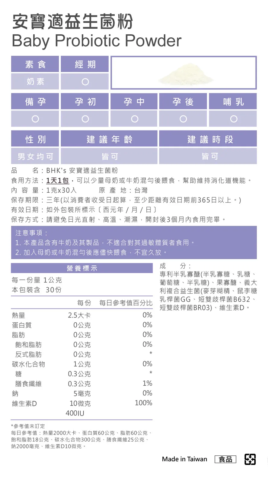 安寶適益生菌食用方法