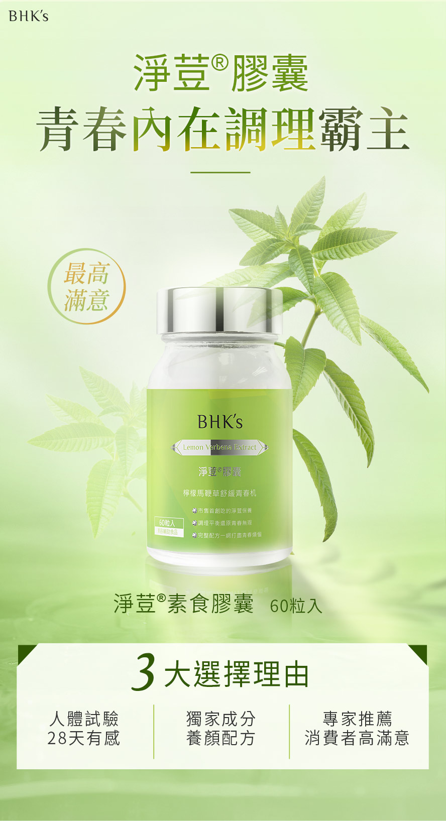 BHK's淨荳膠囊介紹。