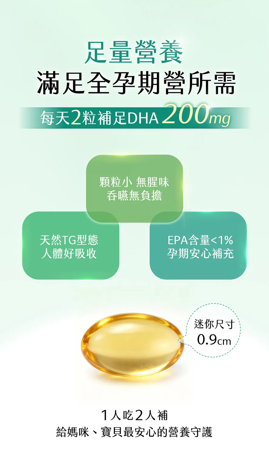 藻油推薦BHK's 顆粒小、無腥味、安全無負擔