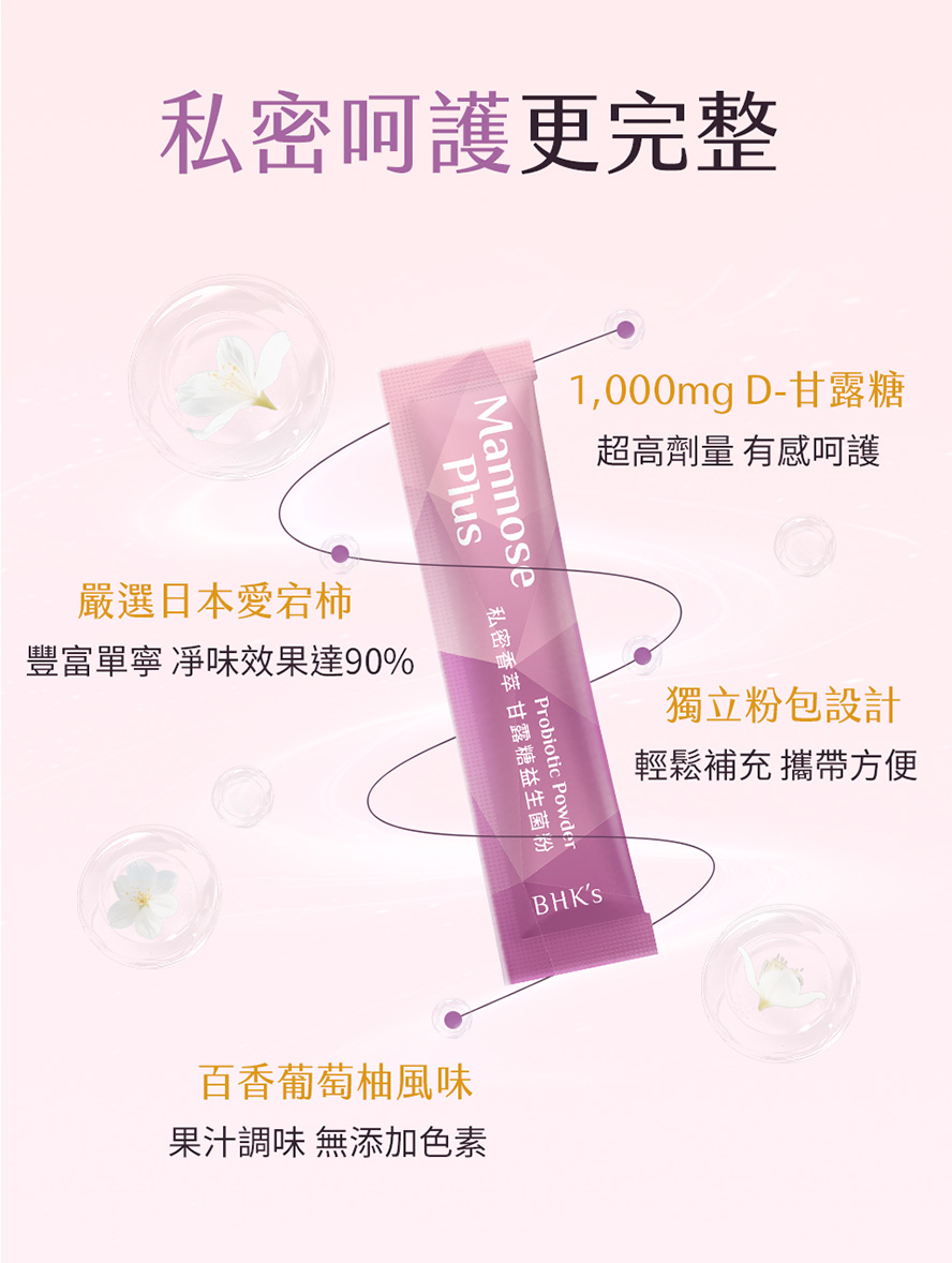私密異味要吃什麼？推薦BHK私密香萃
