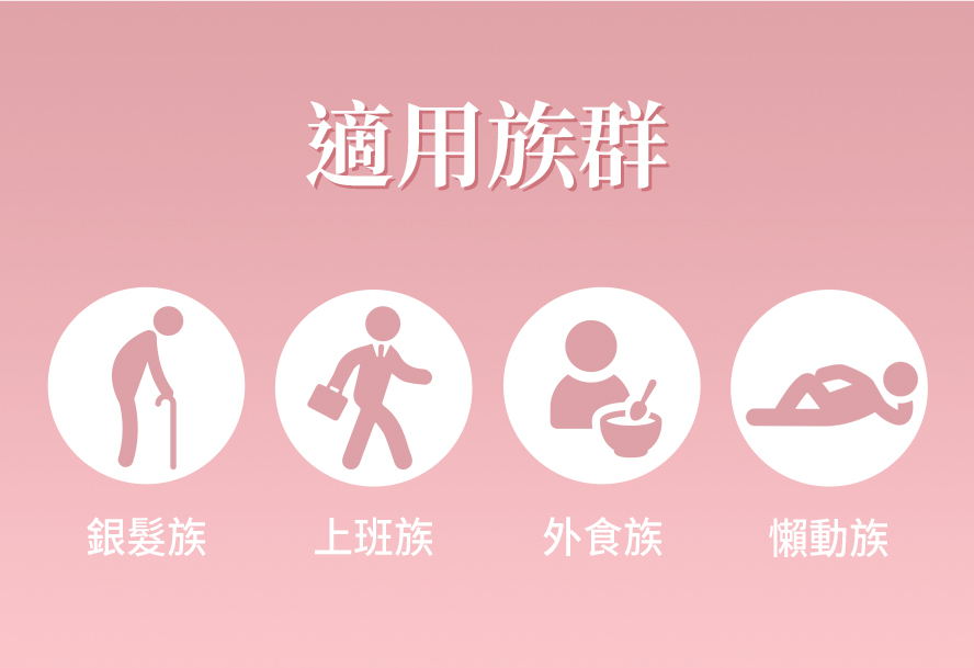 銀髮族、上班族、外食族都可以補充納芯穩。