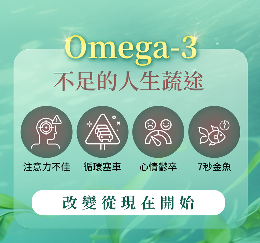 素食藻油功效、優點?循環代謝?心情?