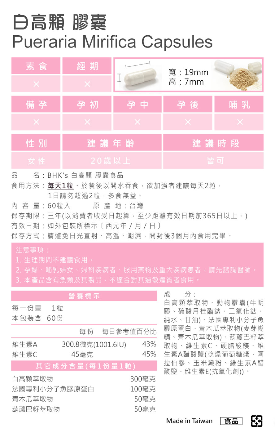 BHK's白高顆怎麼吃