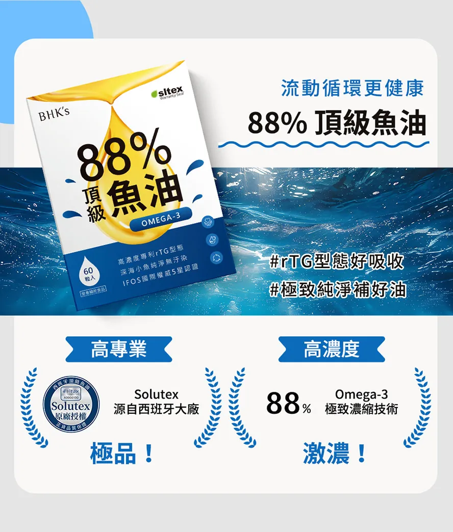 魚油怎麼挑？首選高濃度 rTG 頂級魚油