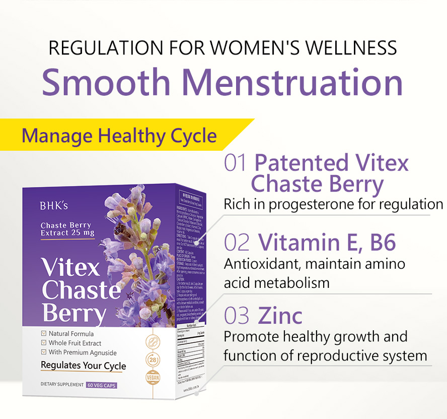BHK's VitexEveningPrimrose restore balance in a woman's cycle