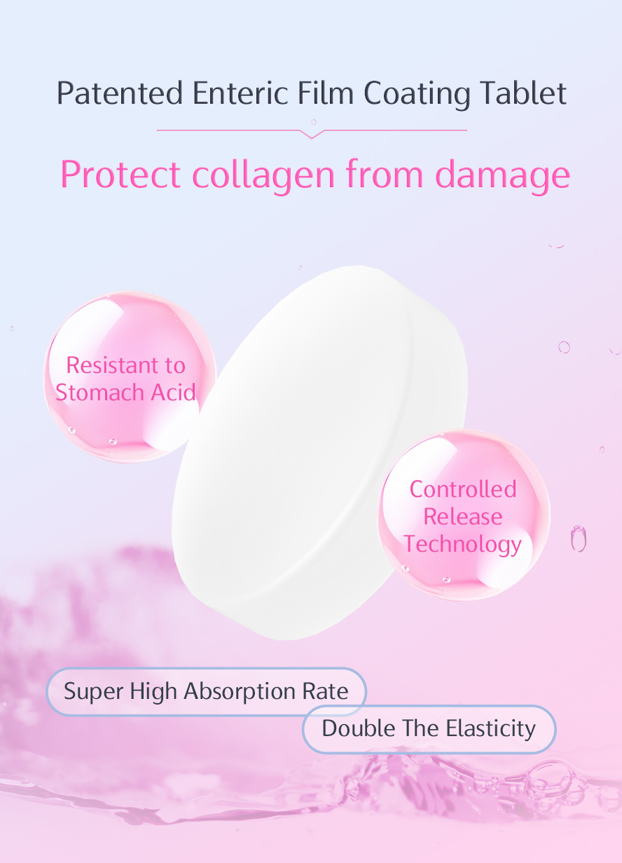 BHK's Collagen is added with hyaluronic acid and vitamin C to improve moisturizing ability, and the form of collagen.