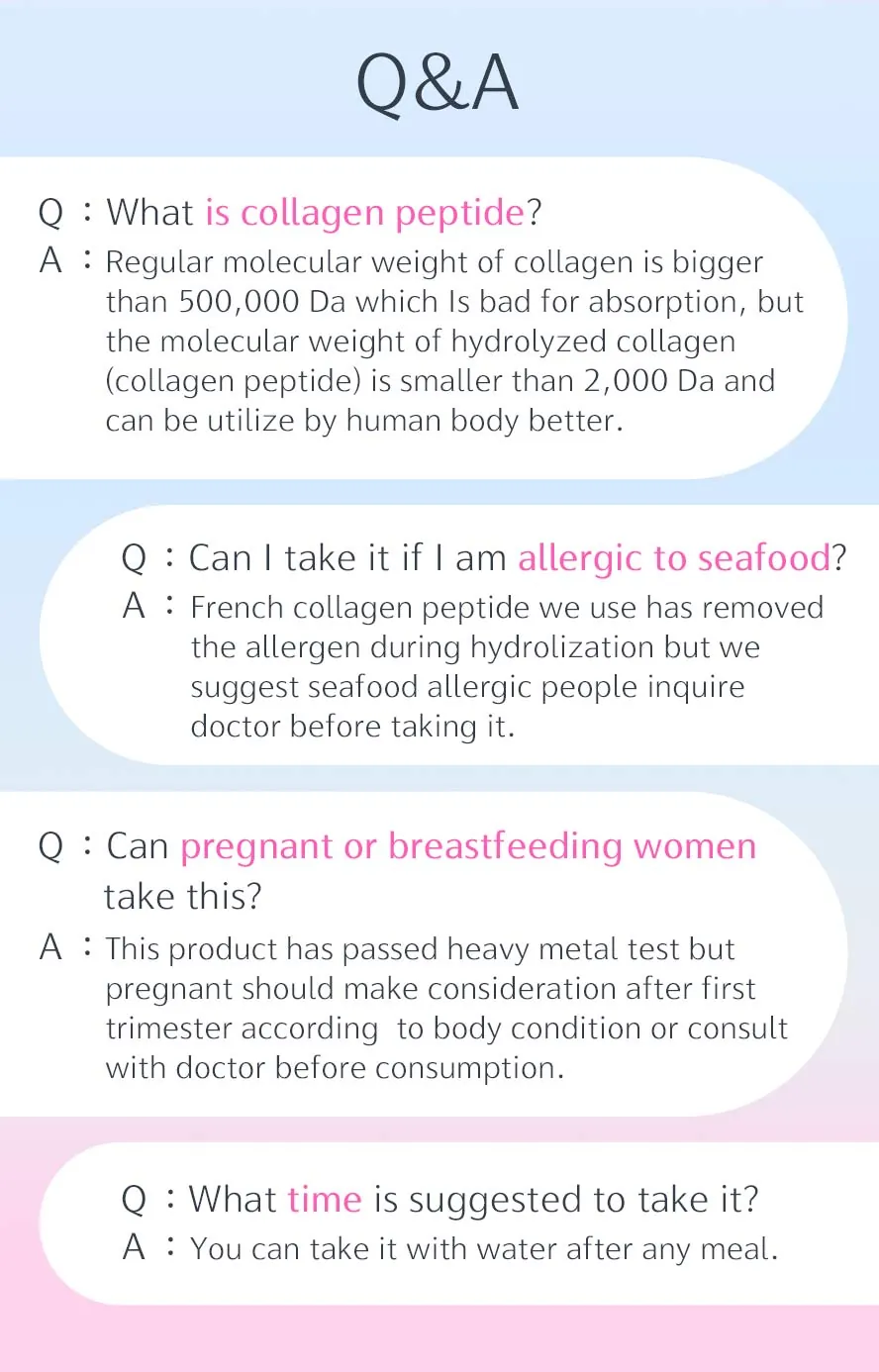 BHK's Collagen is safe and has quality guaranteed, processed in a GMP-Certified Facility and passed international inspections.