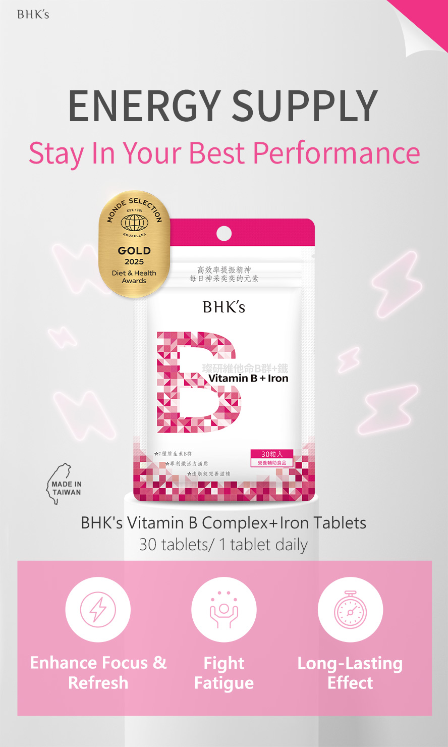 Effective in boosting vitality, relieve fatigue, stay focus and active throughout the day