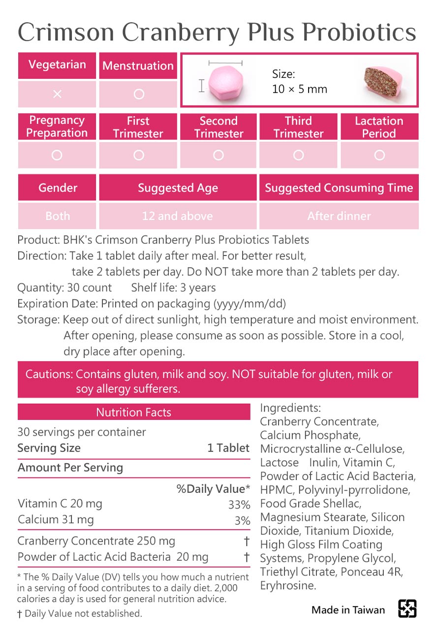 Patented Probiotics gently relief the urinary tract infection and annoying vagina bacterial discomfort