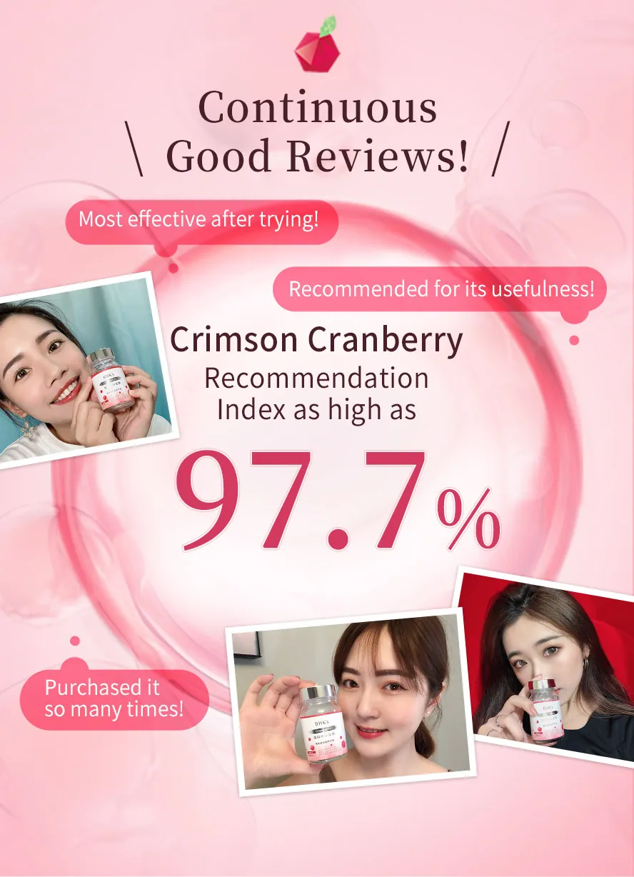 BHK's Crimson Cranberry Plus Probiotics Tablets has high popularity and good feedbacks from customers.