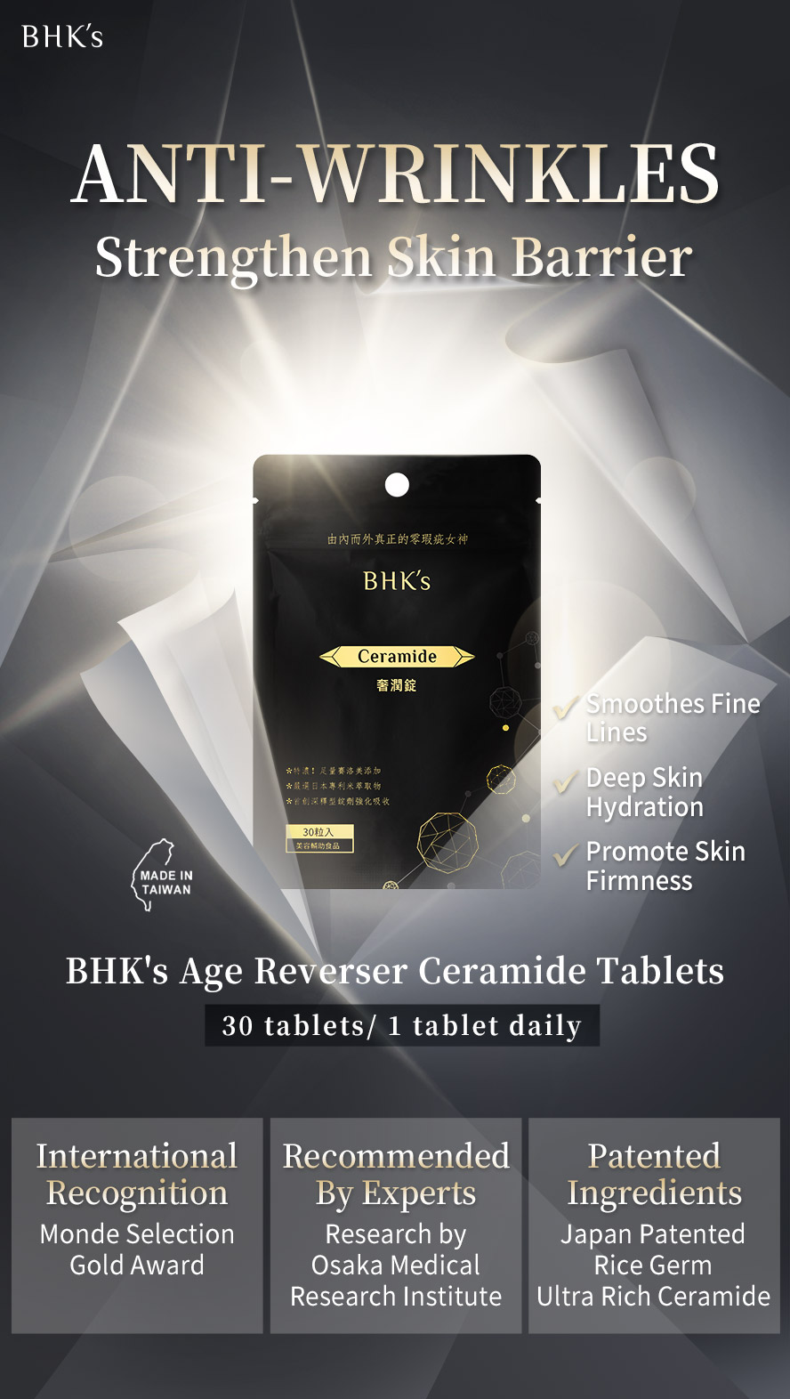 BHK's Ceramide giving you plumper, smoother, firmer-feeling skin with fewer visible lines and wrinkles