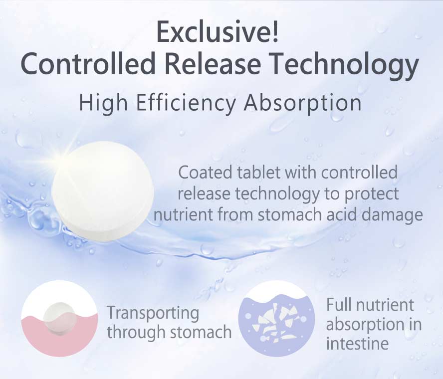 BHK's Glutathione use controlled release technology,absorption rate dominate in market