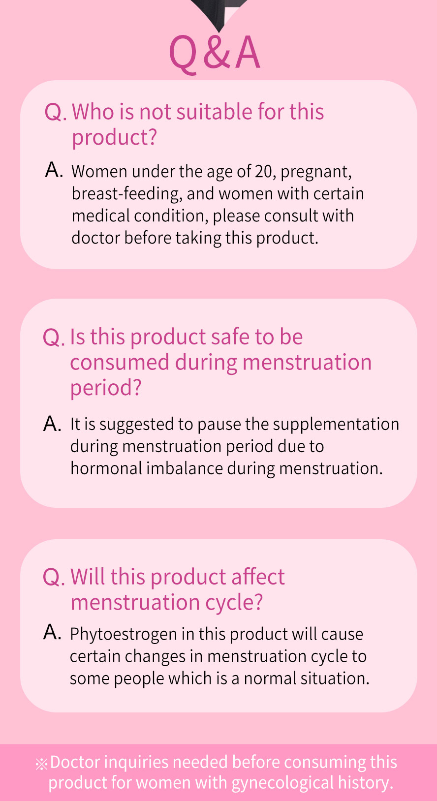 BHK Pueraria is not suitable for women under 18, pregnant, breastfeeding, on menstrual period, under certain medical treatment.
