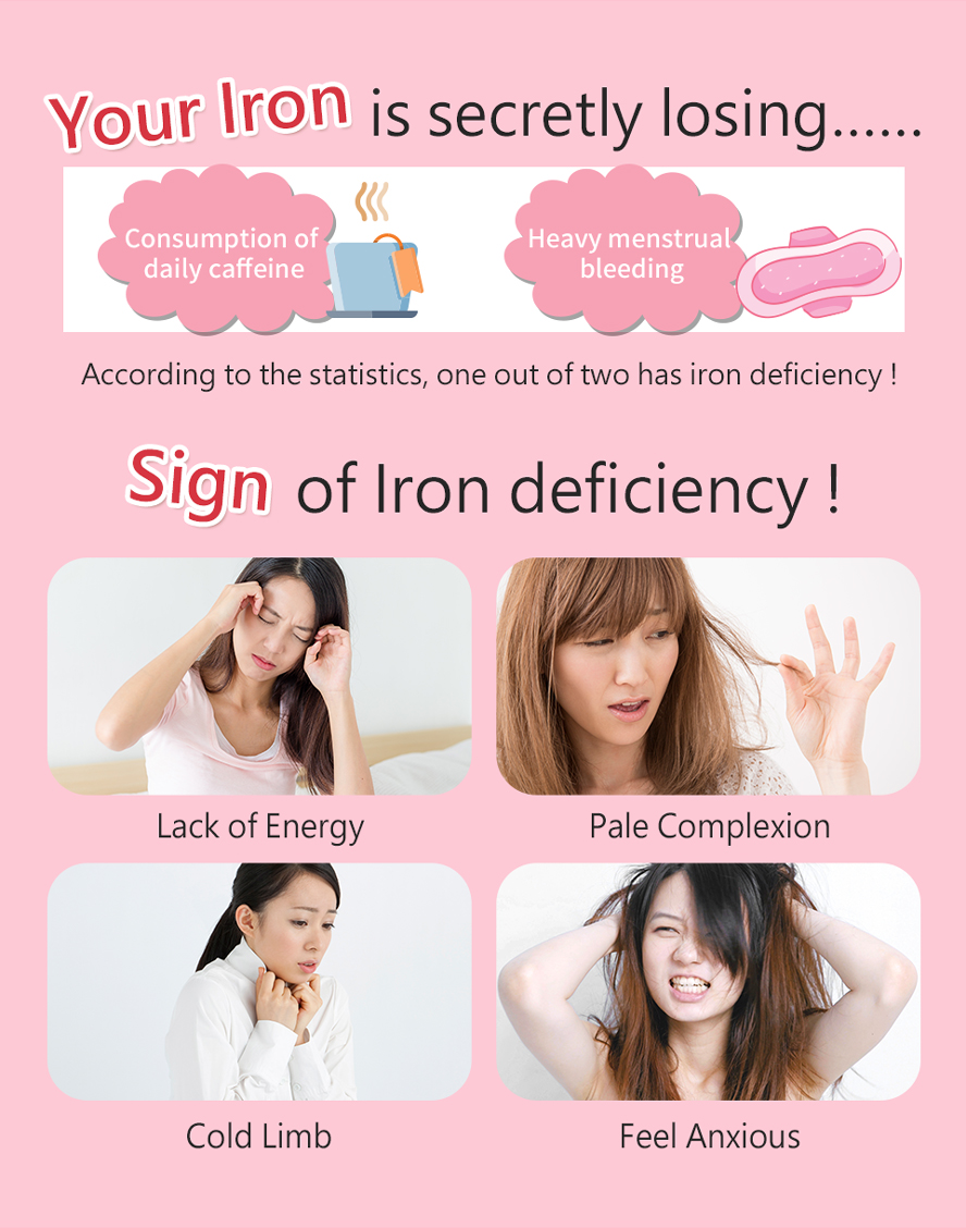 Those who have an iron deficiency are the target audience of BHK's ferrochel