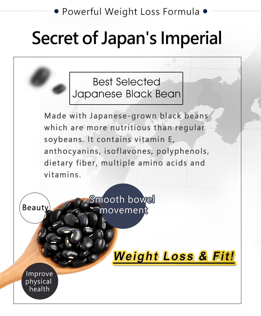 BHK-Blacksoybeans capsule Black Bean from Japan Tanba, rich in nutrition and vitamins