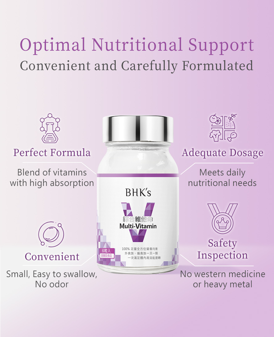 BHK's multi vitamins should be obtain by people who lack of pefect diet plan and not enough of nutrient intake.
