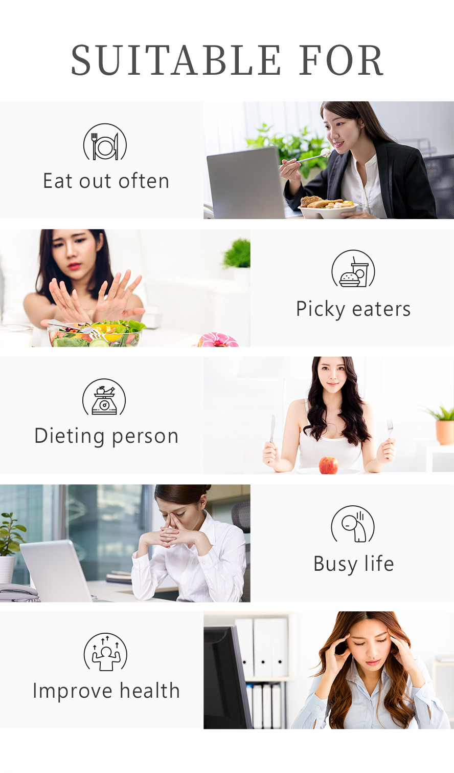 BHK's multi vitamins should be obtain by people who lack of pefect diet plan and not enough of nutrient intake.