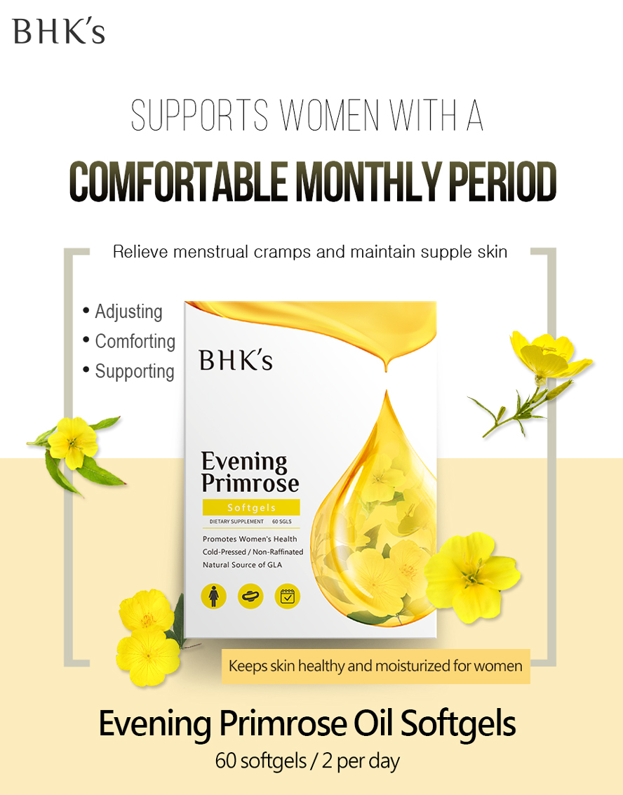 BHK's EveningPrimrose with addtional borage oil, it treats hormonal imbalances and comfort your menstrual period