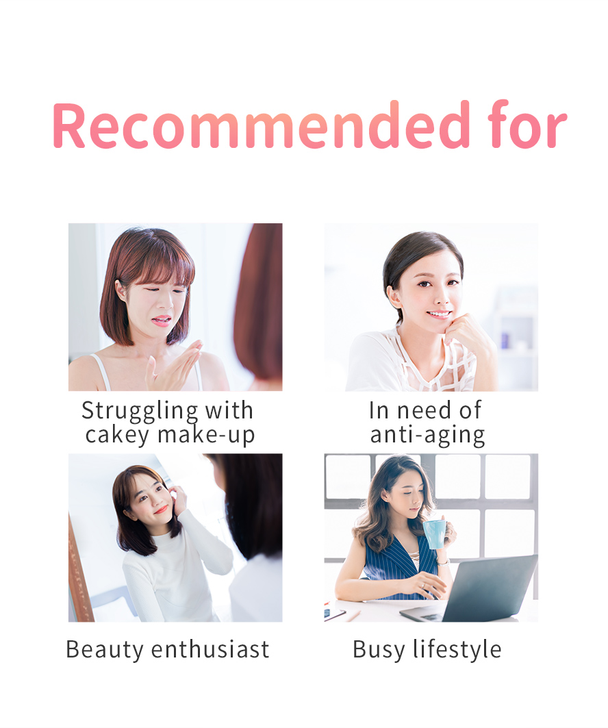 BHK Pearl Collagen Powder is recommended for women above 30 years old to improve skin condition