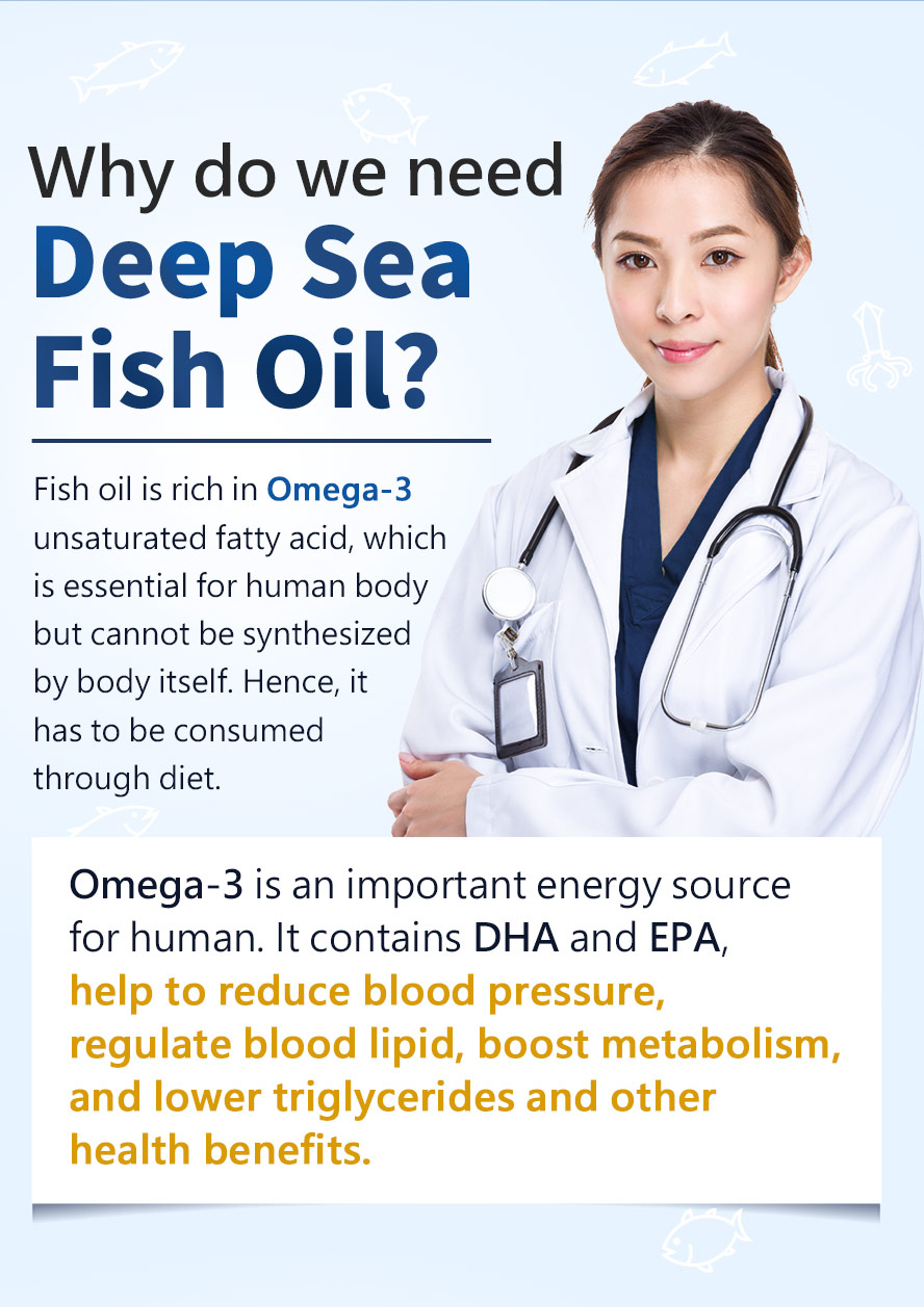 BHK's fish oil Omege-3 include DHA and EPA that can lower risk of heart disease.