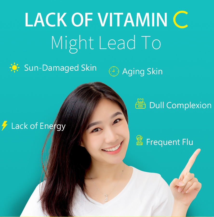 BHK Vitamin C is a strong antioxidant that can make you whitening.