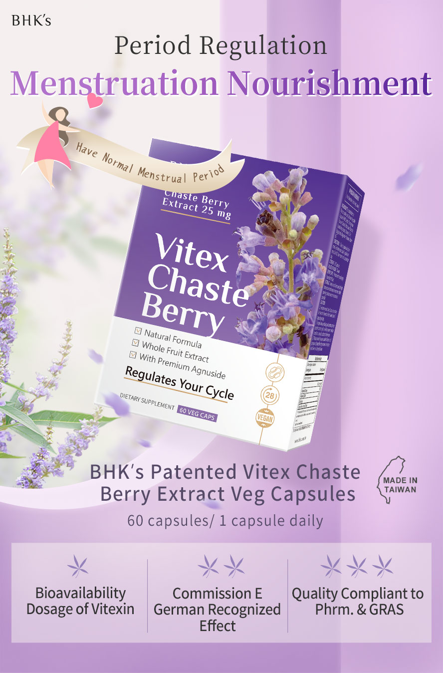 BHK's vitex chasteberry restore balance in a woman's cycle
