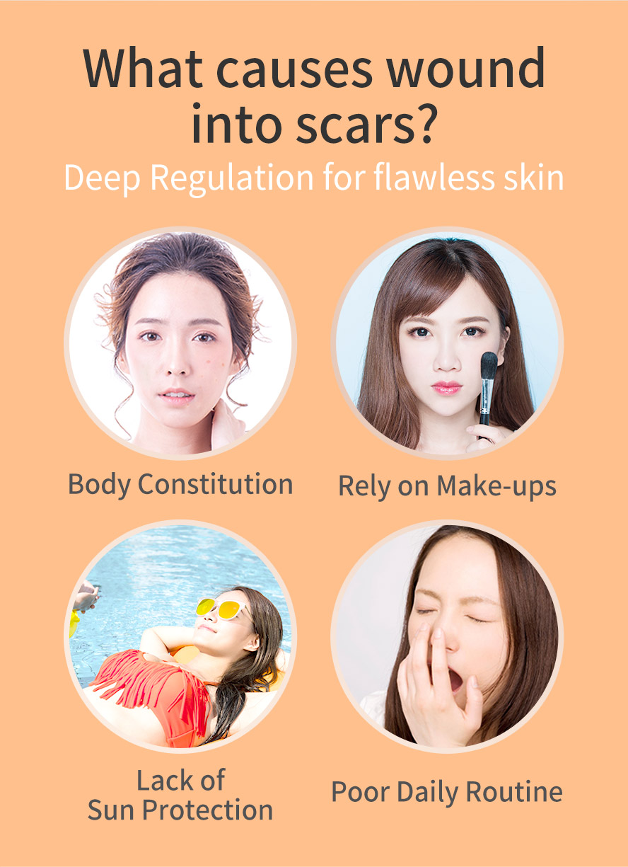 BHK's salmonDNA  can let acne scar disappear and help skin repair.