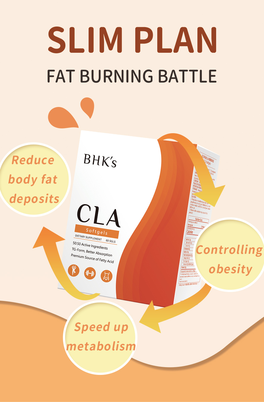 BHK's CLA reduce body fat, improve body composition and increase lean body mass as well as muscle