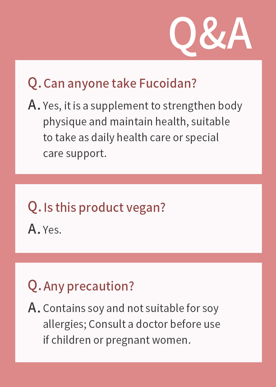 BHK's fucoidan figure out the problem of appetite loss.