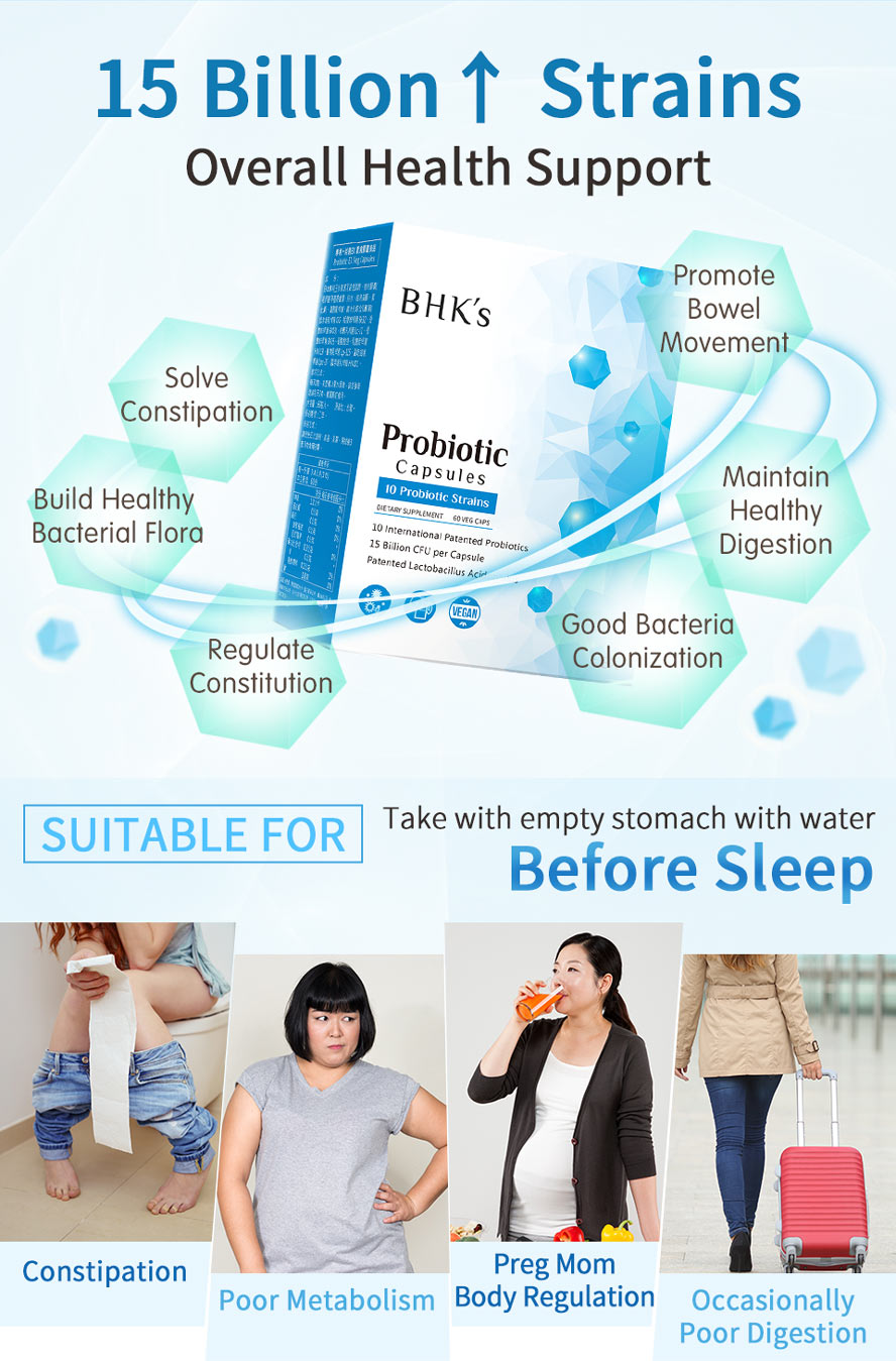 BHK's Probiotics may help boost your immune system and protect against infections.