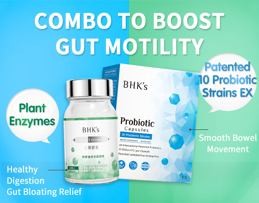 BHK's Probiotics matches with Plant Enzymes,having a powerful effect.