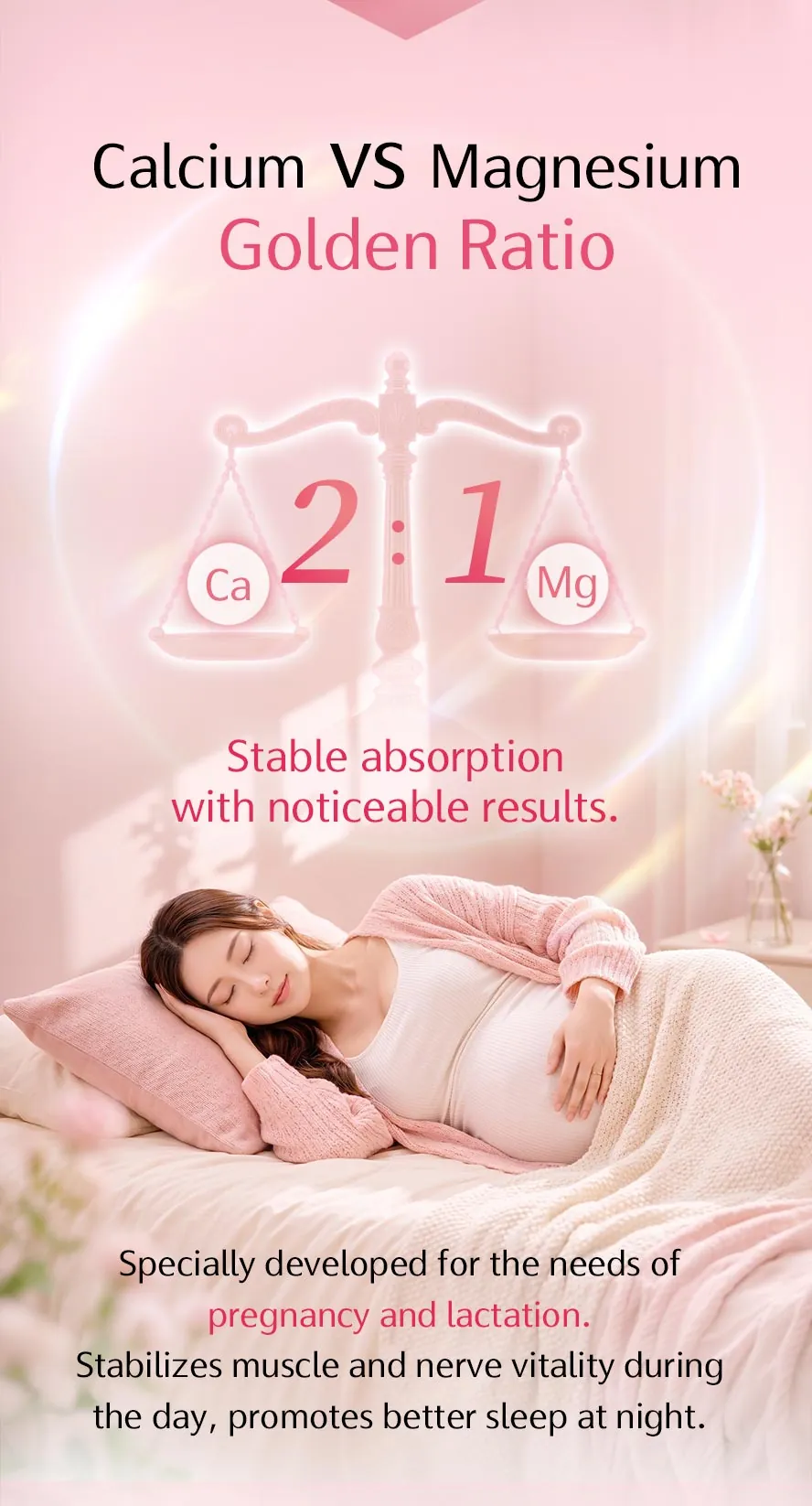 BHK's MaMa Calcium EX Tablets: Optimal Calcium-to-Magnesium Ratio to Enhance Absorption and Improve Sleep