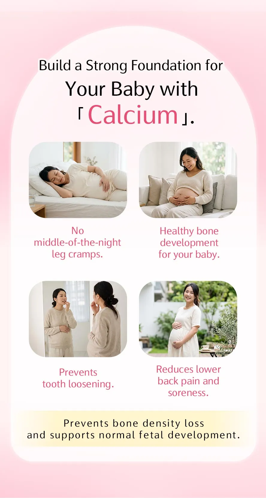 Fuels Fetal Skeletal Growth While Relieving Mom’s Nighttime Leg Cramps