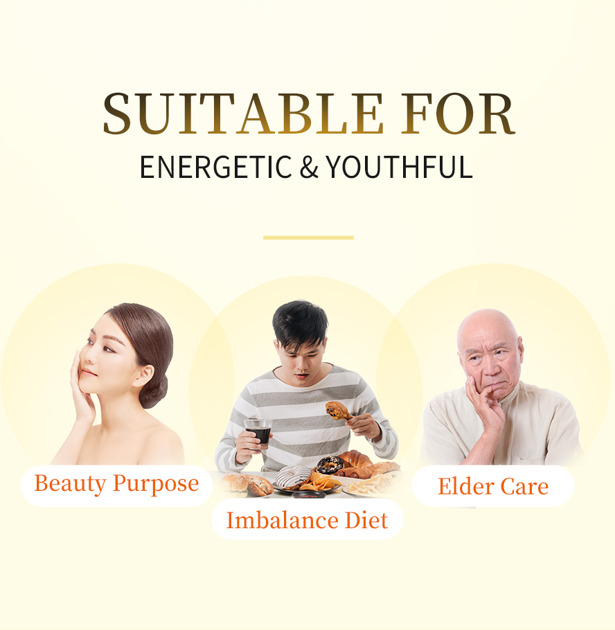 BHK's Q10+E is suitable to take for beauty purpose, people with imbalance diet, and elder care.