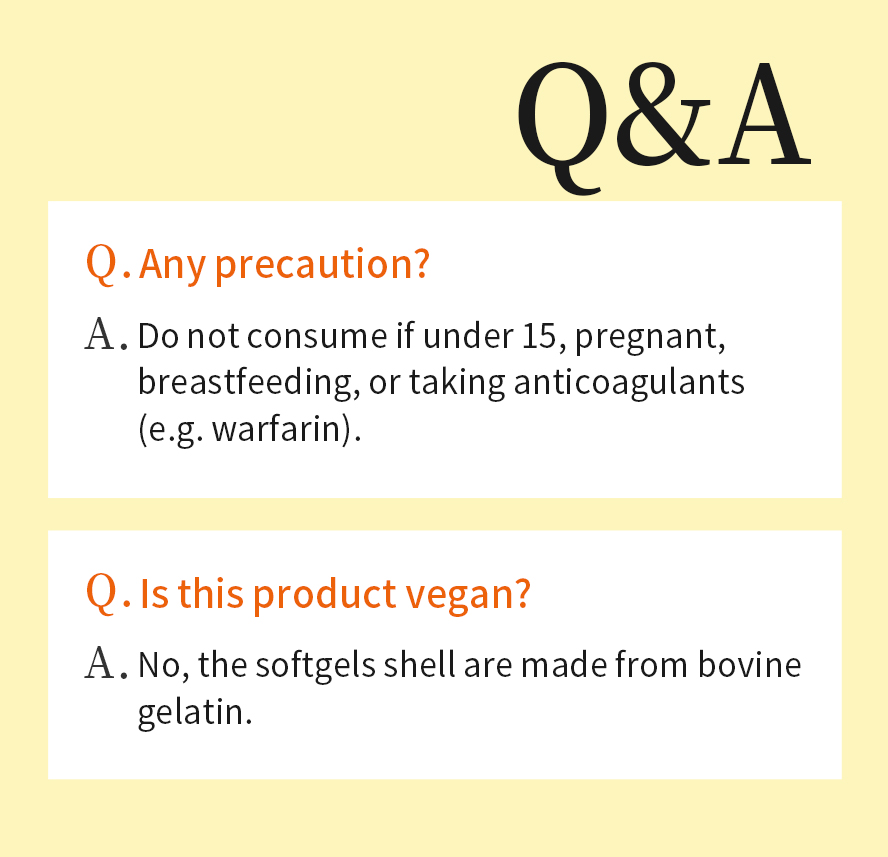 BHK's Q10+E is not suitable for vegan.