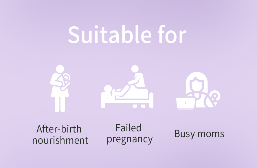 BHK's confinement care is suitable for women experiencing miscarriage and those with busy schedule after giving birth