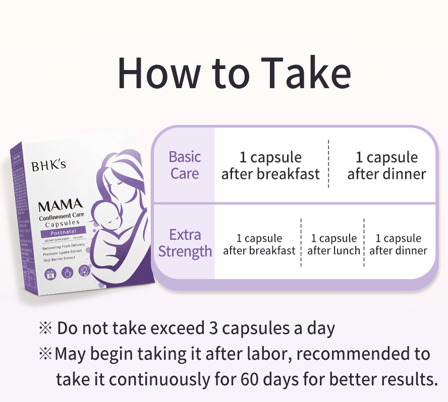 How to take BHK's Mama Confinement Care.