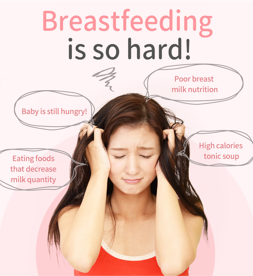 Many mommies worried about the quantity of breast milk and body figure issues which lead to anxiety and stress.