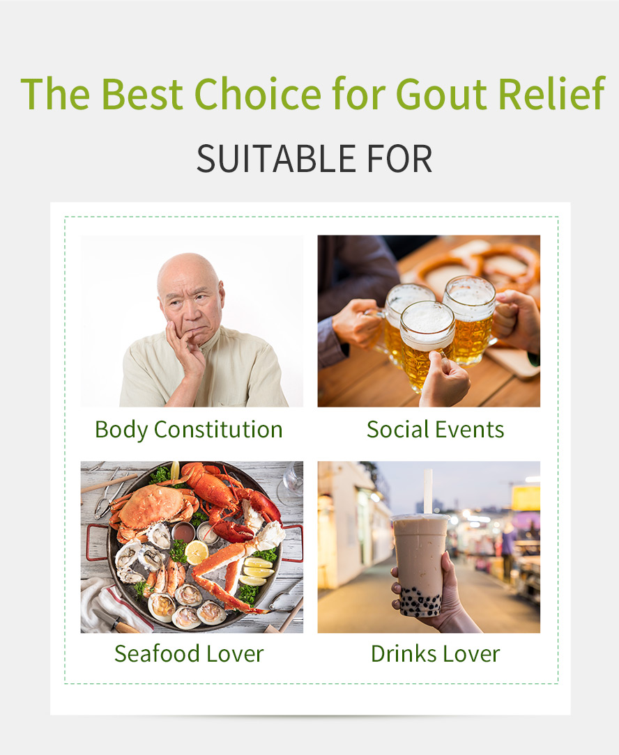 BHK's Noni Enzyme Softgels is suitable for people who loves seafood, often join social events with alcohol, love drink rather than water to prevent gout.
