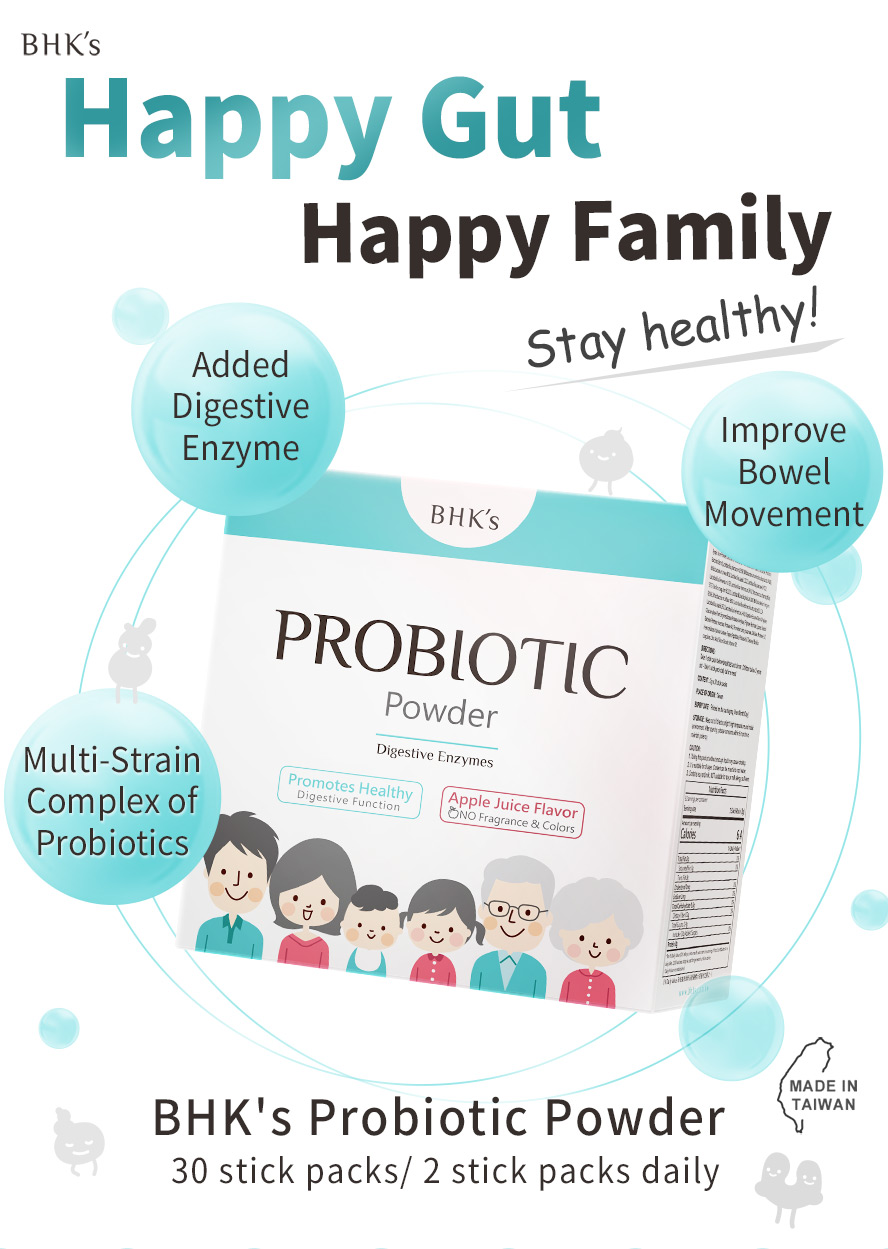 BHK's Probiotic Powder supports your natural immune defenses and promote overall health and wellness.