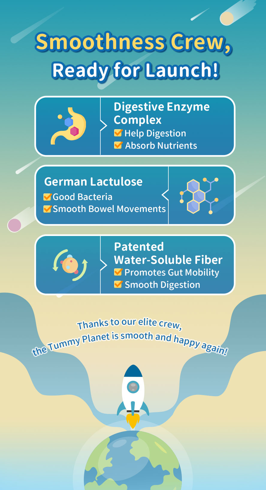 BHK's Probiotics Powder with enzymes, German lactulose, and fiber for balanced gut flora.