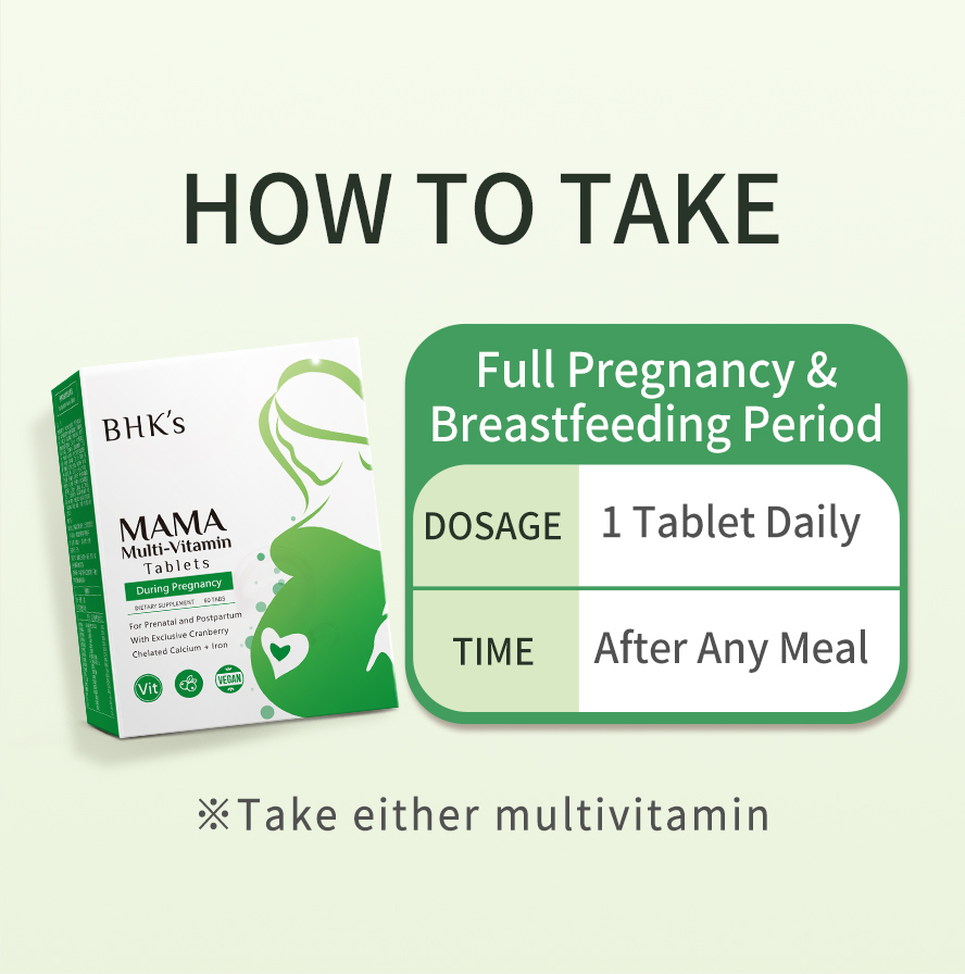 How to take BHK's MaMa Multi-Vitamin.