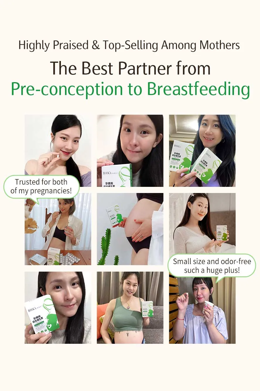 Highly recommended by expectant mothers for prenatal nutrition: BHK's Maternal Multivitamin.