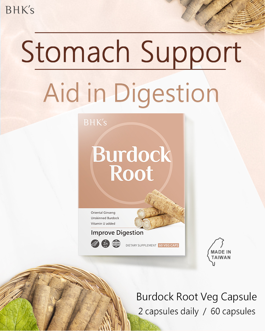 BHK's Burdock Root contains bitter glycosides, flavanoids, tannins and inulin that supports digestive health.