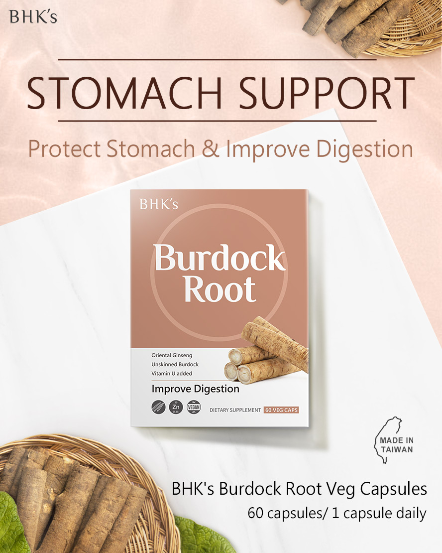 BHK's Burdock Root contains bitter glycosides, flavanoids, tannins and inulin that supports digestive health.