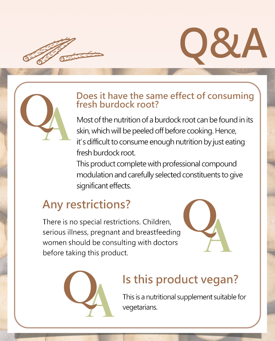 BHK's Burdock Root is suitable for vegetarian.