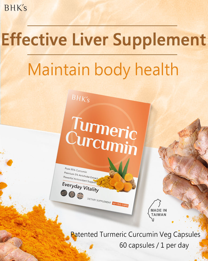 BHK's Turmeric Curcumin uses the highest potency turmeric with for best absorption.