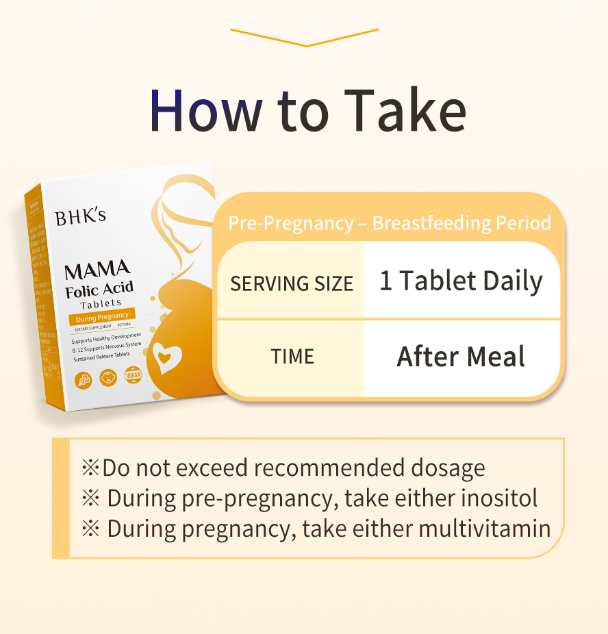 How to take folic acid during pregnancy for best effect. 