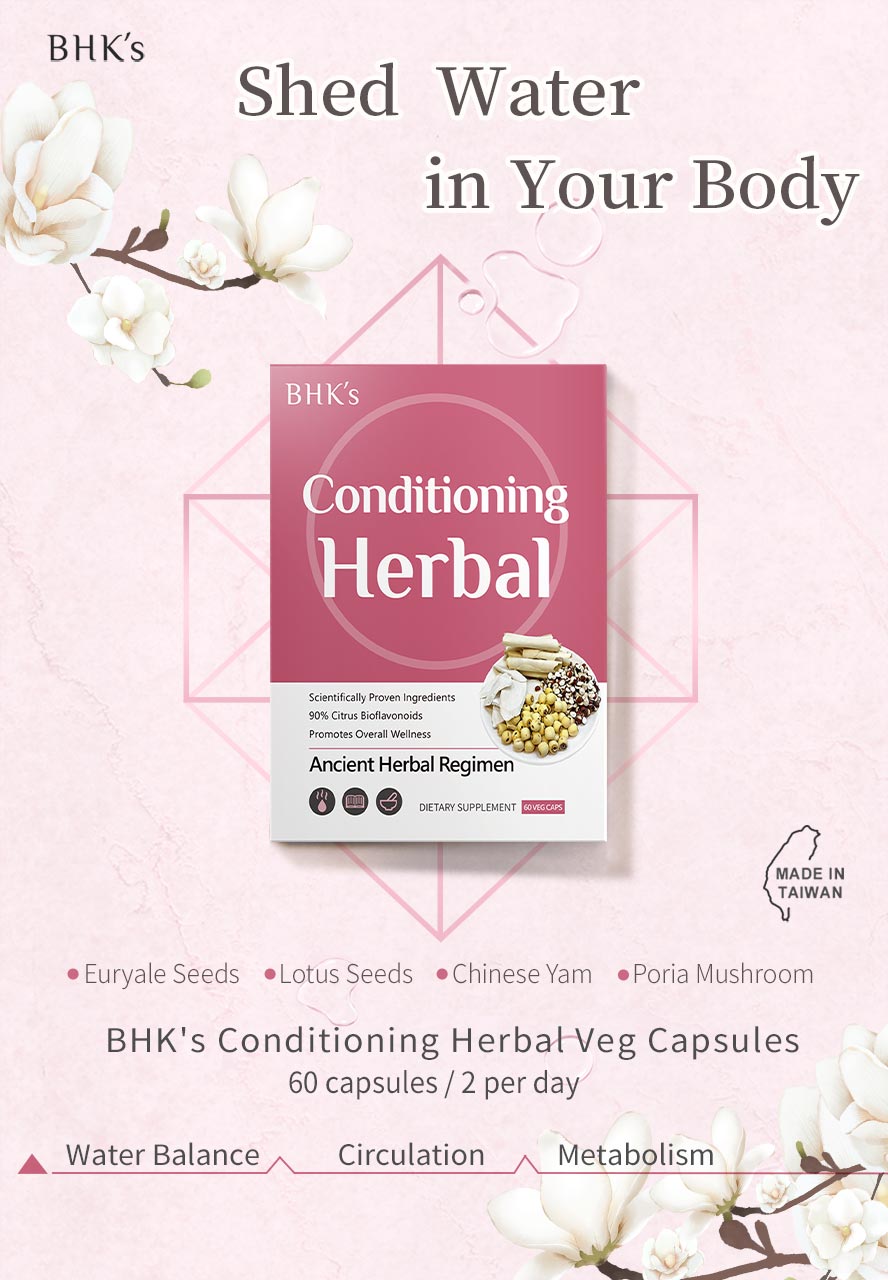 BHKs conditioning herbal can get rid of damp and enhance the spleen functioning.